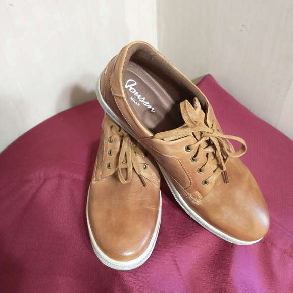 Jonsen Milan Casual Tan Leather Men\'s Shoes main image 6